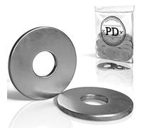 PD® Arandelas grandes M16 (DIN 9021 / ISO 7093) | Arandelas de acero inoxidable A2 V2A | Calas de gran diámetro exterior | 5 piezas