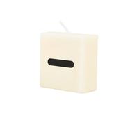 PD-Party 7040048 Vela de Letra tipo Scrabble | Fiesta | Decoraciones | Ambiente "-" (Dash Medio), Crema/Negro, 4cm Longitud x 4cm Ancho x 2cm Altura