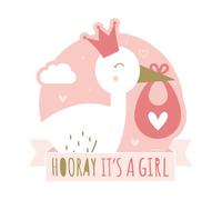 PD-Party- Letrero decorativo, floral o dibujos animados, Multicolor (7005055)