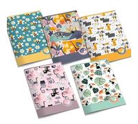 PD School: Animales libreta lisa - A5, varios tipos