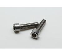 PD® Tornillos de hexágono interior M6x25 mm (DIN 912 / ISO 4762) | Tornillos de cabeza cilíndrica de acero inoxidable A2 V2A | Tornillos de acero inoxidable con hexágono interior | 10 piezas