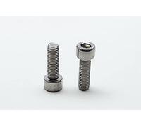 PD® Tornillos de hexágono interior M8x25 mm (DIN 912 / ISO 4762) | Tornillos de cabeza cilíndrica de acero inoxidable A2 V2A | Tornillos de acero inoxidable con hexágono interior | 10 piezas