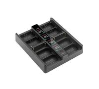 PD100W Fast Charger for NP-FZ100 NP-F550 NP-F750 NP-F960 Camera Batteries, Rapid Dual Slot LCD Charging Dock