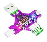 PD3.1 Probador de disparador de voltaje Detector de protocolo de carga rápida 28V con memoria para QC3.0 para QC2.0 PD3.0 PD2.0 Prueba de envejecimiento de la fuente de alimentación y medidor de