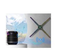 PD42-P65 Ventilador de Holograma 3D, proyector HD, señal LED, Reproductor holográfico, Soporte for Tienda vídeo, exhibición Publicidad, luz Festival(50cm)