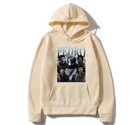 Pdaidou Sudadera Pedro Pascal para Hombre Y Mujer Sudadera Casual Jersey Retro De Manga Larga Sudadera De Talla Grande para Primavera/otoño-Khaki||XX_l