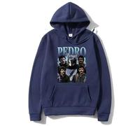 Pdaidou Sudadera Pedro Pascal para Hombre Y Mujer Sudadera Casual Jersey Retro De Manga Larga Sudadera De Talla Grande para Primavera/otoño-Blue||XX_l