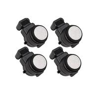 PDC Sensor Aparcamiento para BMW 1 E81 E82 E87 E88 3 E90 E91 E92 E93 X1 E84 Z4 E89 4 Uds Sensor De Marcha Atrás Estacionamiento PDC Delantero Y Trasero(Plata)