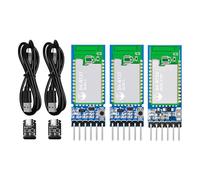 PDDAXLQUE Kit de desarrollo DX-BT33 223M Módulo Bluetooth multilink de largo alcance nRF52833 chip + amplificadores PA 22dBm Transmisión UART a comandos (DX-BT33-Master+Slave)