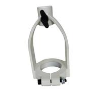 Pderlous Adaptador de broca de agujero cuadrado, accesorio de taladro para taladro de mesa, antideslizante, soporte de fijación de taladros de mano, color blanco