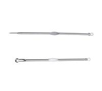 Pderlous Aguja Extractor Limpiador para Acne Punto Negro Comedones Piel Mujer