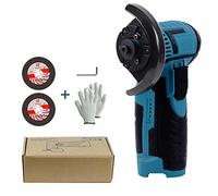 Pderlous Amoladora angular sin cepillo 12 V 19500 /Min Herramienta de pulido recargable Mini máquina de pulido para cortar conjunto de amoladora de diamante