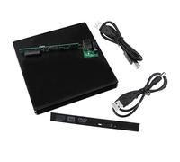 Pderlous Caja de DVD Externa de 12,7Mm Caja de DVD/CD-ROM Externa USB 2,0 para Ordenador PortáTil PC de Escritorio Unidad de Disco óPtico SATA a SATA