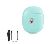 Pderlous Cortaúñas eléctrico portátil automático para adultos, cortaúñas eléctrico, color verde