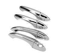 Pderlous Cubierta de la manija de la puerta triple cromo coche para X5 E53 2000-2006