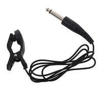 Pderlous Micrófono de contacto piezoeléctrico universal para guitarra acústica, color negro