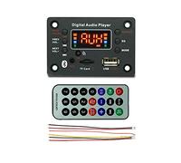 Pderlous MóDulo de Reproductor MP3 Compatible con Bluetooth JQ- con Amplificador de Potencia Placa Decodificadora Amplificador MóDulo de Radio FM para AutomóVil