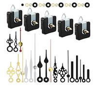Pderlous - Reloj de pared con 7 pares diferentes, kit de reemplazo de agujas de reloj de 5 unidades