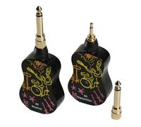 Pderlous Sistema inalámbrico de guitarra transmisor, receptor, funda protectora para guitarra eléctrica y bajo