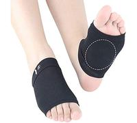 Pderlous Soporte de de CompresióN con Almohadilla, para Unisexo, de Fascitis Plantar Plantilla de InsercióN de Zapato, Ayuda una Aliviar Dolor de Pie Negro