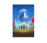 PDEWFCHX Póster Art5 de No Man's Sky, póster decorativo de lienzo para pared e impresión artística moderna para decoración de dormitorio familiar, 50 x 75 cm