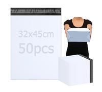 PDKKFF 50 Pcs 32x45cm Bolsas Envio Vinted Grande, Bolsas para Envíos, Sobres Envios Vinted, Impermeable Opacas Autoadhesivas Paquetes para Enviar Ropa, Calzado, Accesorios, etc