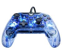 Pdp afterglow negro, azul, transparente usb gamepad analógico/digital