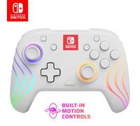 PDP Mando Pro Afterglow Wave inalámbrico para Nintendo Switch 8 zonas LED RGB Blanco