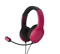 PDP AIRLITE Wired Auricular Red with Noise Cancelling Microphone For Sony PlayStation PS5 - PS4, Officially Licensed