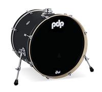 PDP Concept Maple Bass Drum, 22" x 18", Satin Black Finish Ply