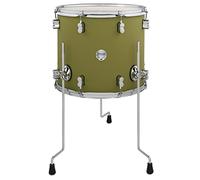 PDP Concept Maple Floor Tom, 16" x 14", Satin Olive Finish Ply