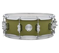 PDP Concept Maple Snare, 14" x 5.5", Satin Olive Finish Ply