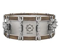 PDP Concept Select Metal Snare, 14" x 5", 3mm Aluminum/Walnut Wood Hoops