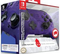 Pdp faceoff deluxe+ audio camuflaje, púrpura usb gamepad analógico/d