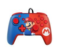 PDP Faceoff Deluxe Audio Mando con Cable Super Mario para Nintendo Switch