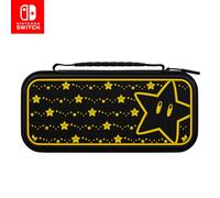 PDP Funda de viaje Plus Glow: Super Star para Nintendo Switch, Nintendo Switch Lite, Nintendo Switch - Modelo OLED, Super Star