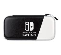 PDP Funda Deluxe Travel Case Blanco y Negro para Nintendo Switch, Switch Lite y Modelo OLED con Correa de Nailon y Soporte Integrado con Licencia Oficial de Nintendo