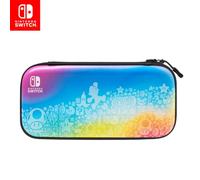 PDP Gaming Officially Licensed Switch Slim Deluxe Travel funda - STAR SPECTRUM - Semi-Hardshell - Console Stand - Protective PU Leather - Holds 14 Games - Works with Switch OLED & Lite
