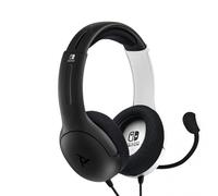 PDP LVL40 Auriculares Gaming Blanco/Negro para Nintendo Switch