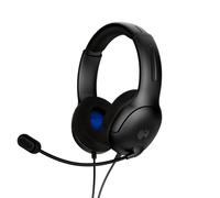 Auriculares gaming - PDP Gaming LVL40, Para PS4, Diadema, Micrófono, Cancelación de ruido, Gris