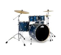 PDP Mainstage 5pc Drum Kit with Hardware Pack and Paiste Cymbals - Blue Steel