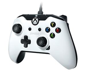 PDP - Mando Con Cable Licenciado, Color Blanco (Xbox One, PC)
