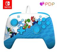 PDP Rematch Glow Mario Escape Nintendo Switch Cable Controller - NUEVO