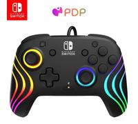 PDP Nintendo Switch Afterglow Wave- Wired- Black Bagliore nero (Nintendo Switch)