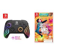 PDP Nintendo Switch Afterglow Wave- Wireless- Black + Just Dance 2025 (Switch) (descargar cdigo solamente)