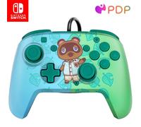 PDP - Nintendo Switch Faceoff Deluxe+ Audio Mando con Cable Animal Crossing (Nintendo Switch)