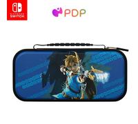 PDP NSW Travel Case Plus GLOW - Link Hero Link Held Geel en Bl (Nintendo Switch)