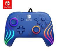PDP Afterglow Wave Mando con Cable Azul para Nintendo Switch/OLED