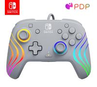PDP Official Switch Afterglow Wave Wired Controller - Grey
