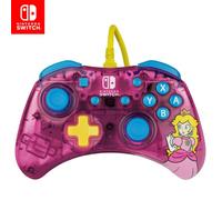 PDP Rock Candy Wired Gaming Switch Pro mando - Official License Nintendo - OLED / Lite Compatible - Compact, Durable Travel mando - Peach